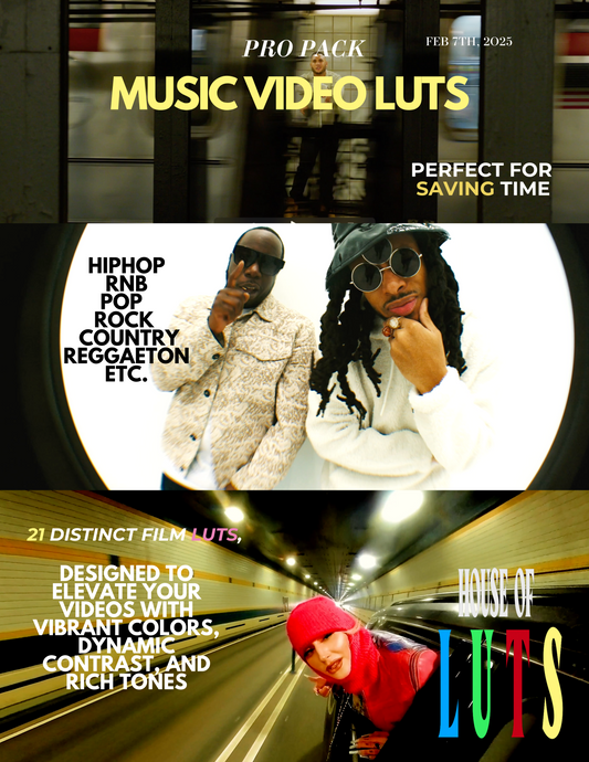 Music Video Cinematic Luts [PRO]
